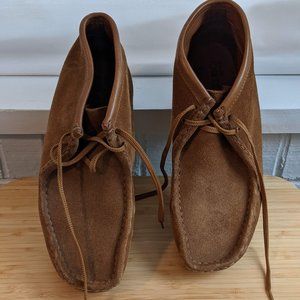 Clarks Wallabee boots, 10